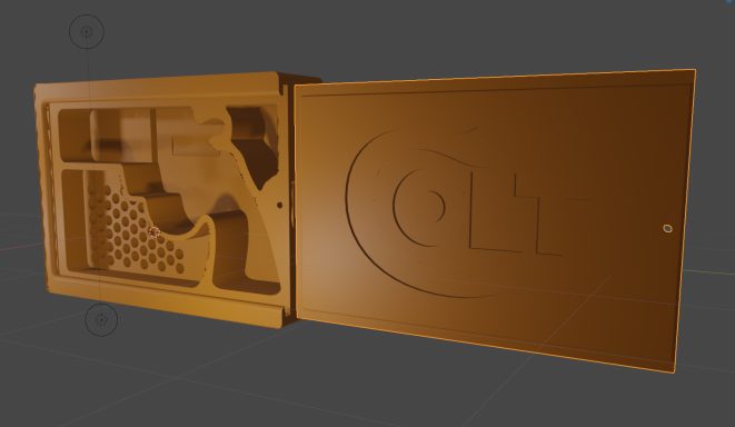 Boite pour Colt Python 4 pouces